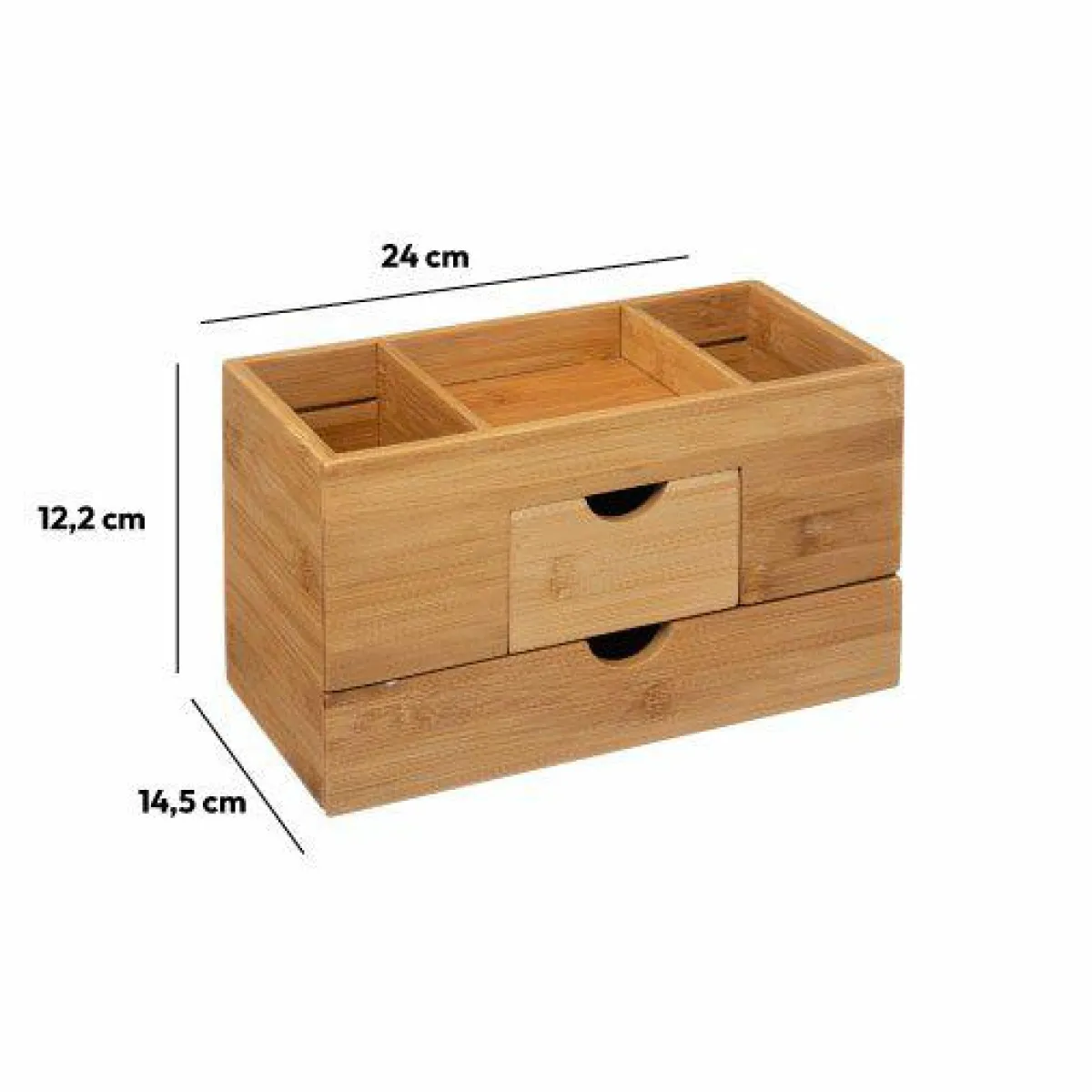 ATMOSPHERA Organisateur de maquillage Natureo Bambou Outlet