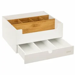 5 Five Simply Smart Organisateur de maquillage 1 tiroir Natureo Blanc Clearance