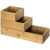 ATMOSPHERA Organisateur de maquillage Tidysmart Bambou Hot