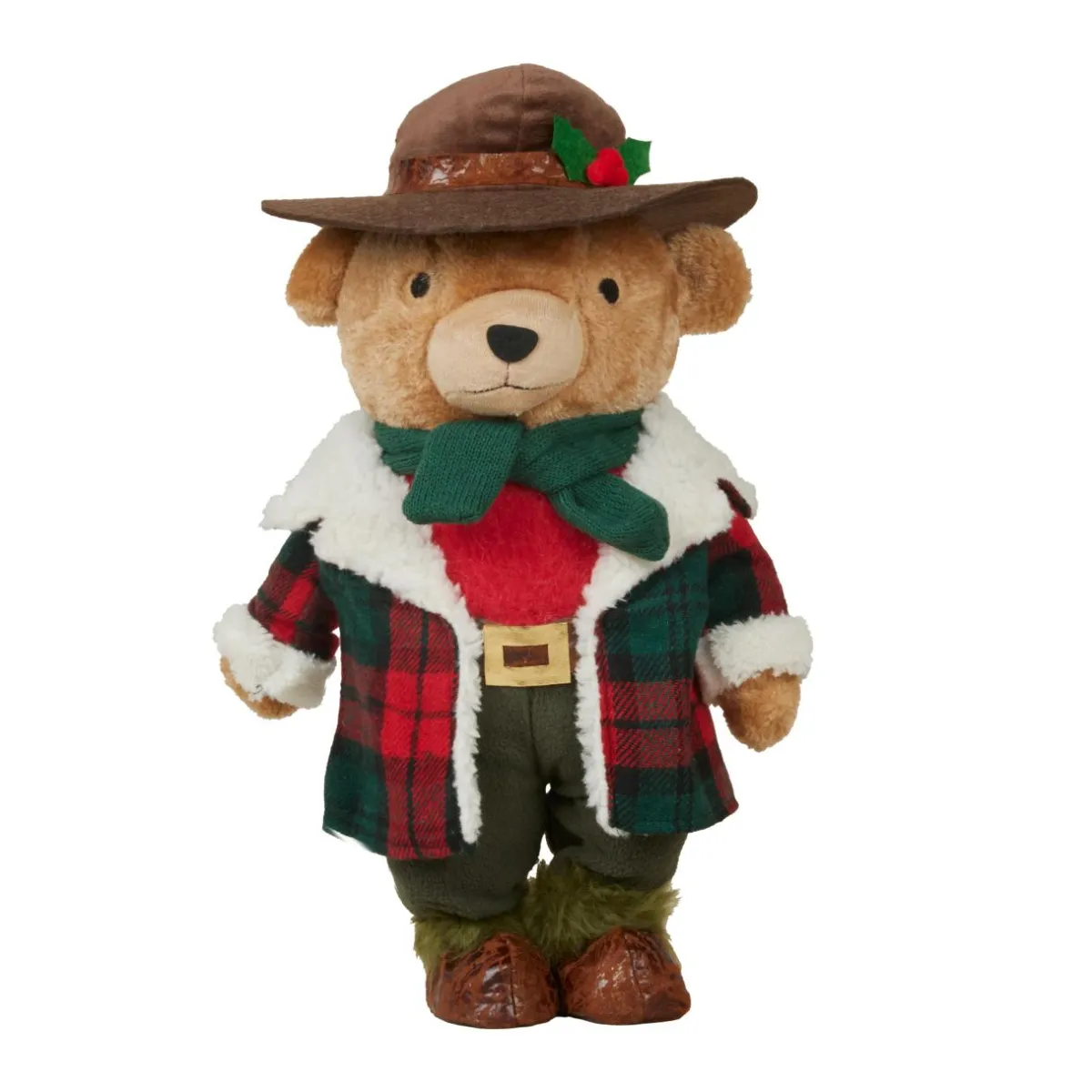 KAEMINGK Ours de Noël décoratif (H45 cm) Noha du Canada Vert Best