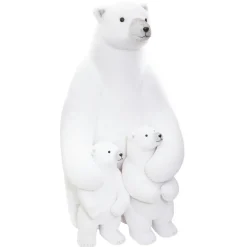 Feeric Lights & Christmas Ours polaire en famille (H95 cm) Blanc Outlet