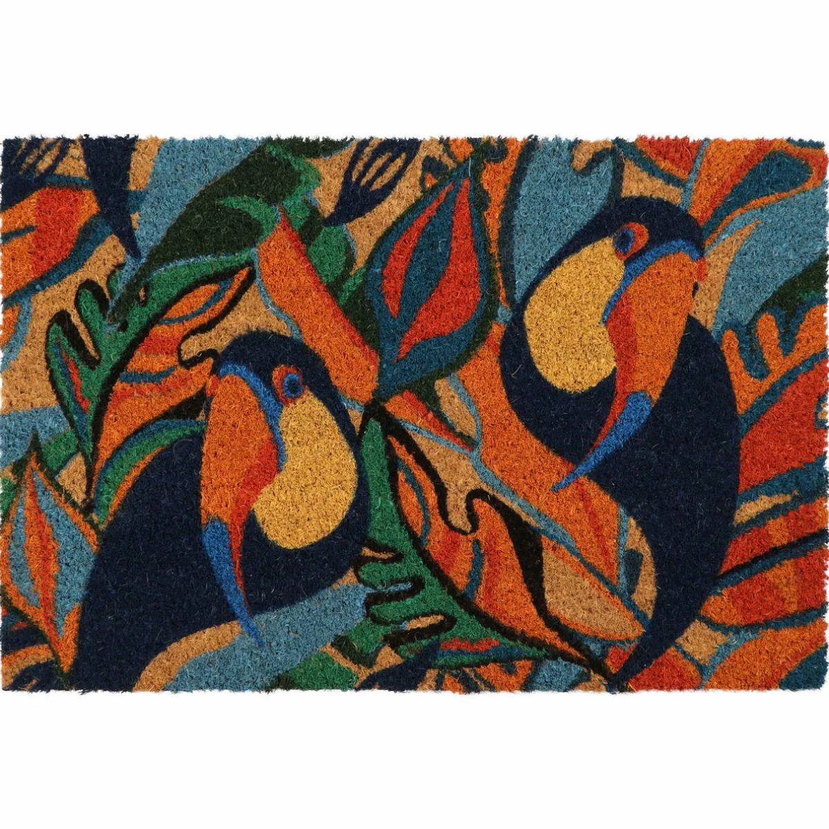 LUANCE Paillasson Coco (40 x 60 cm) Toucan Multicolore Best