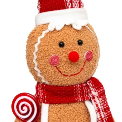 JJA Pain d'épices debout (H49 cm) Miss Noël Marron clair Online