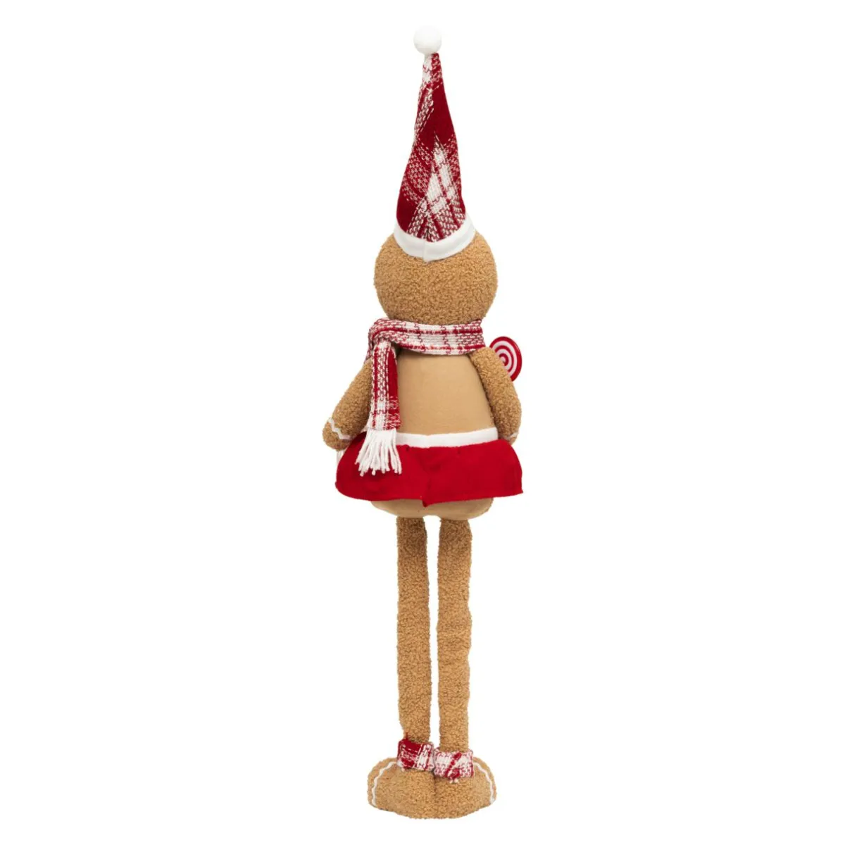 Pain d'épices jambes téléscopiques (H89 cm) Miss Noël Marron clair Discount
