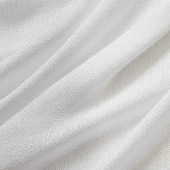 EMINZA Paire de voilages passe-tringle effet lin (60 x 160 cm) Luca Blanc Clearance