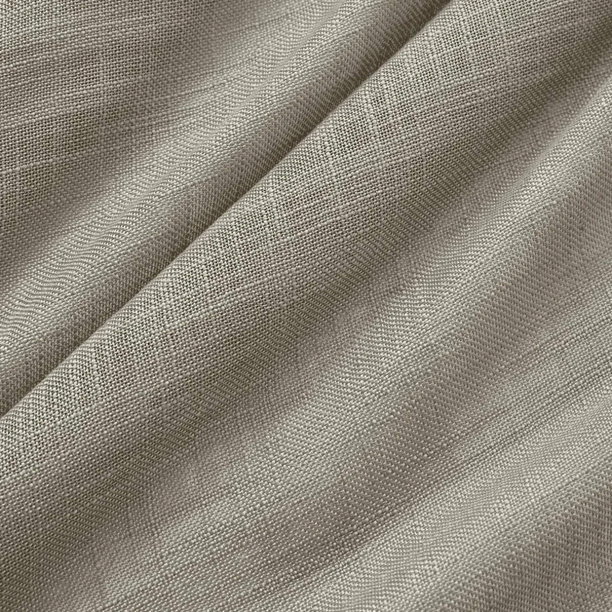 EMINZA Paire de voilages passe-tringle effet lin (60 x 120 cm) Robin Taupe Outlet