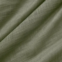 EMINZA Paire de voilages passe-tringle effet lin (60 x 160 cm) Robin Vert romarin Online