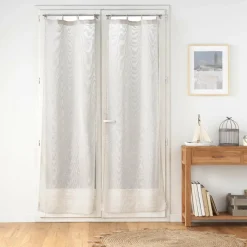 douceur d'intu017drieur Paire de voilages tissés œillets bois (70 x 200 cm) Minalisa Beige Best