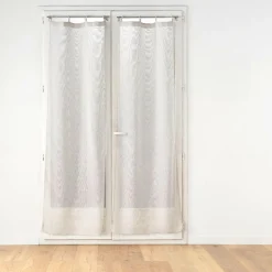 douceur d'intu017drieur Paire de voilages tissés œillets bois (70 x 200 cm) Minalisa Beige Best