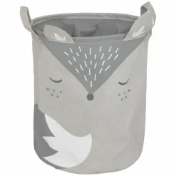 Atmosphera createur d'interieur for kids Panier à jouets enfant (32 x 40 cm) Renard Gris