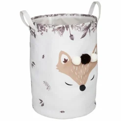 Atmosphera createur d'interieur for kids Panier à jouets enfant (35 x 50 cm) Renard Marron New
