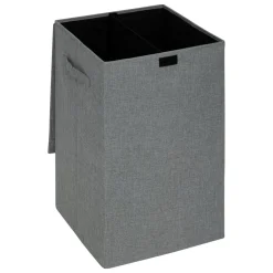 5 Five Simply Smart Panier à linge avec séparateur (H60 cm) Colors béton Gris Sale