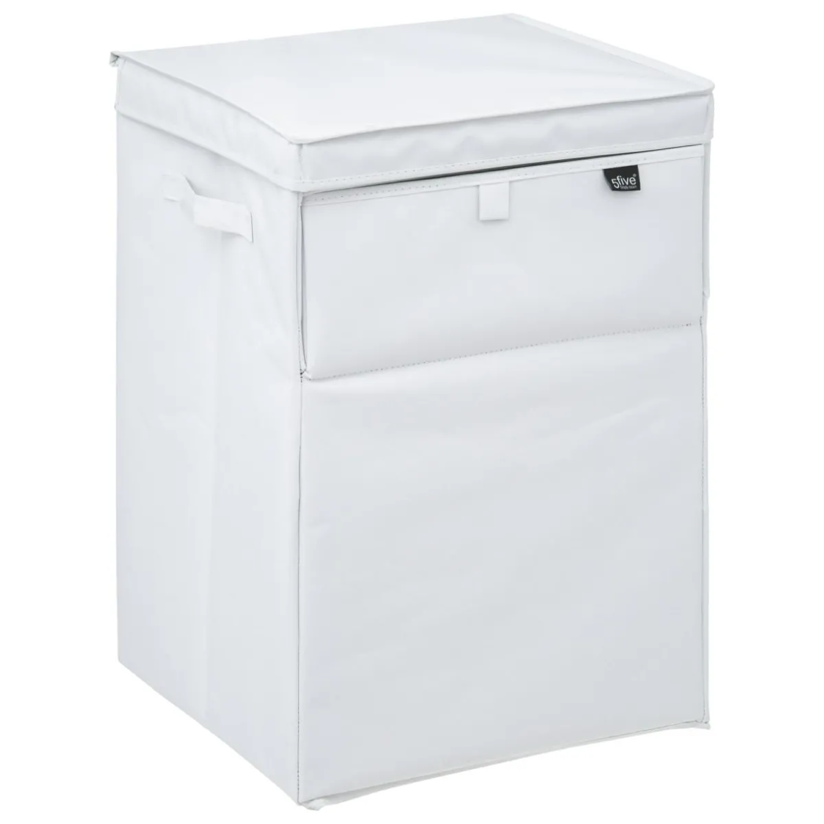 ATMOSPHERA Panier à linge pliable (36 x 36 x 55 cm) Colorama Blanc Outlet