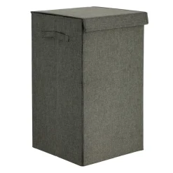 TENDANCE Panier à linge pliable (H60 cm) TissuFlex Gris Outlet