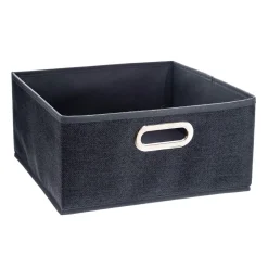 ATMOSPHERA Panier de rangement (31 x 15 cm) Helena Gris New