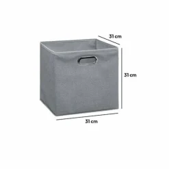 ATMOSPHERA Panier de rangement (31 x 31 cm) Helena Gris clair Discount