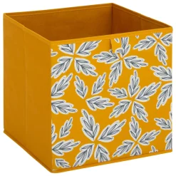 5 Five Simply Smart Panier de rangement (31 x 31 cm) Folia Jaune Outlet