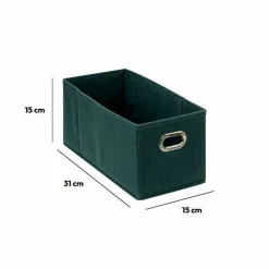 5 Five Simply Smart Panier de rangement (15 x 31 cm) Helena Bleu pétrole Outlet