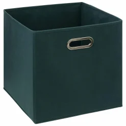 5 Five Simply Smart Panier de rangement (31 x 31 cm) Helena Bleu pétrole Online