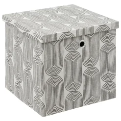 ATMOSPHERA Panier de rangement (31 x 31 x 31 cm) Rainbow Gris Sale