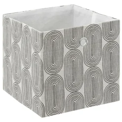 ATMOSPHERA Panier de rangement (31 x 31 x 31 cm) Rainbow Gris Sale