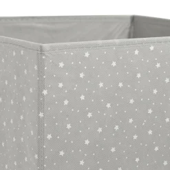 ATMOSPHERA Panier de rangement Etoiles Gris Discount