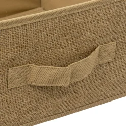 ATMOSPHERA Panier de rangement jute (31 x 31 x 15 cm) Naro Beige New