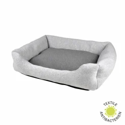 LOVE STORY Panier rectangle pour chat et chien Graphène L60 cm Gris Best