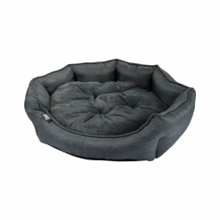 LOVE STORY Panier rond pour chat et chien Newton D50 cm Charbon Gris foncé New