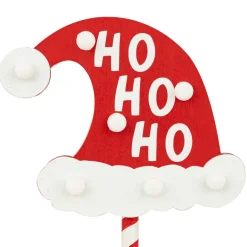 FEERIC LIGHTS Panneau lumineux à piles (H41 cm) Ho Ho Ho Rouge Discount