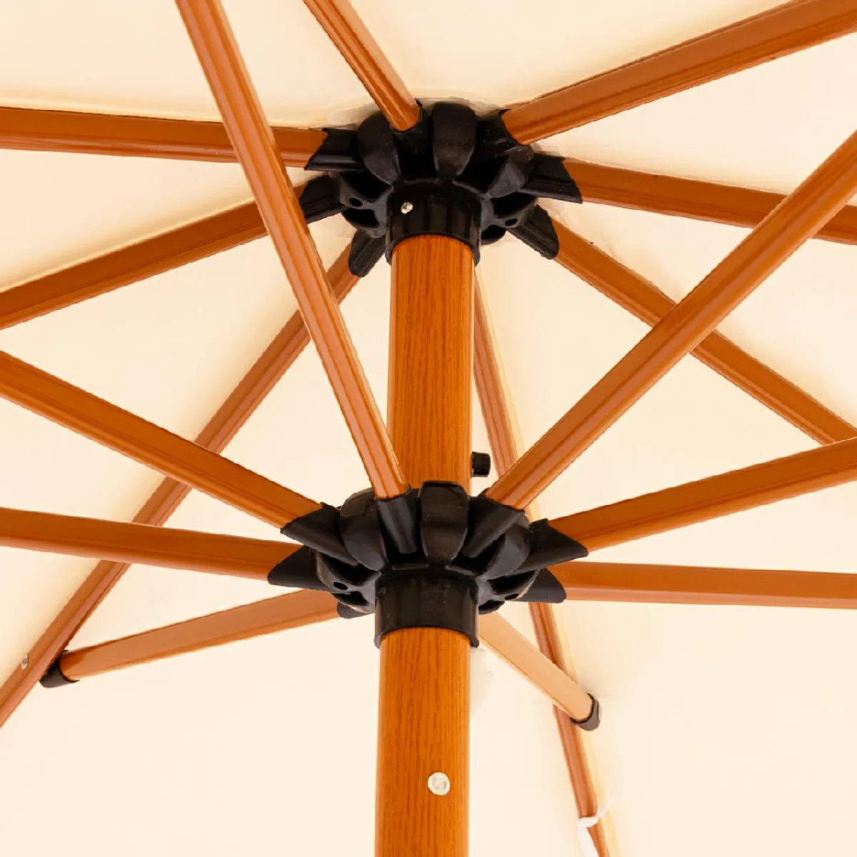 #N/A Parasol de jardin rond à franges (D2 m) Valparaiso Ecru Sale