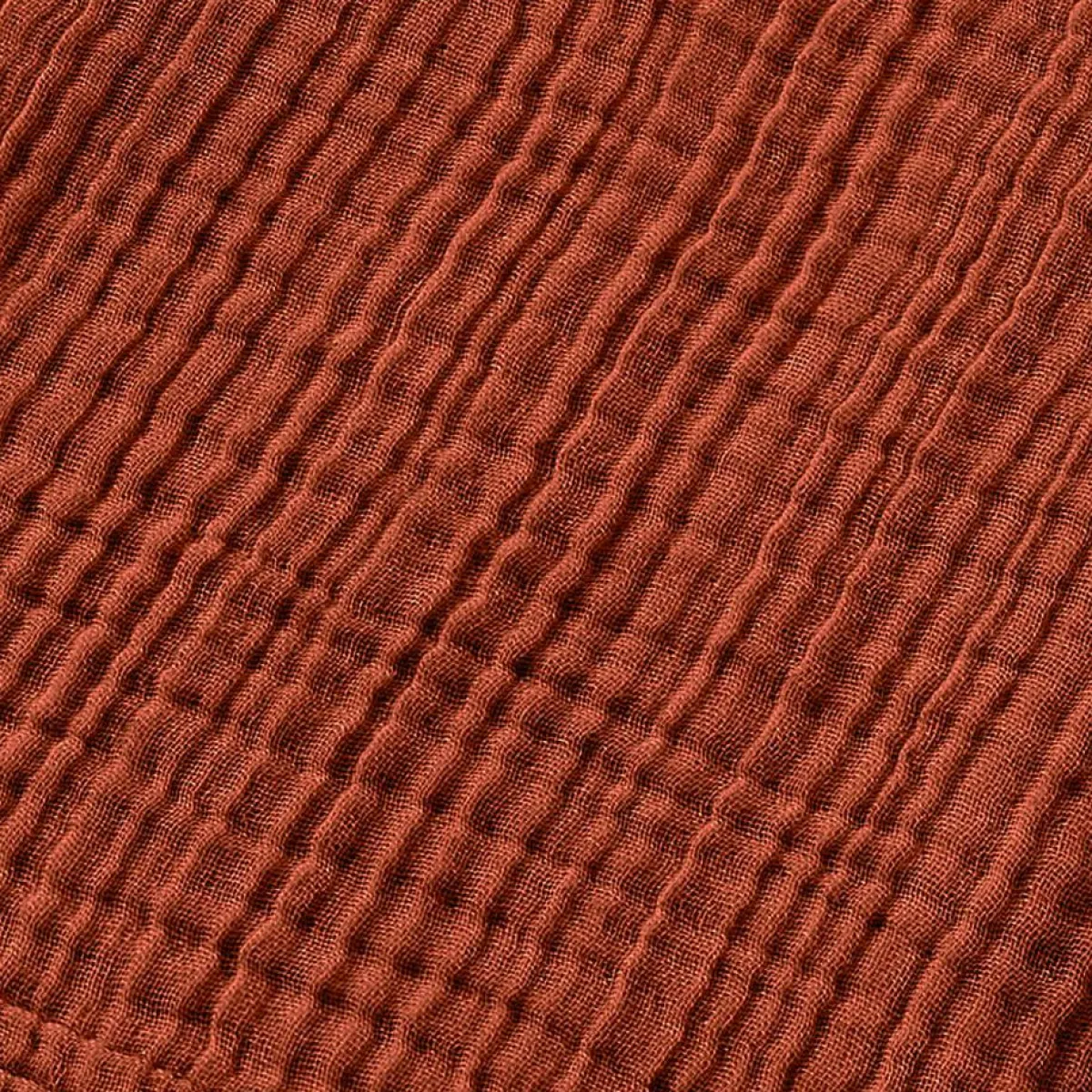 EMINZA Peignoir de bain gaze de coton L/XL Gaïa Terracotta Best