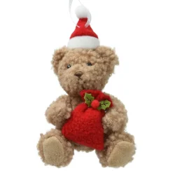 KAEMINGK Peluche à suspendre (H14 cm) Lison Ourson mignon Rouge Outlet