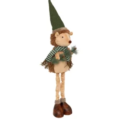 JJA Peluche jambes téléscopiques (H95 cm) Hérisson de la forêt et vert Beige Sale