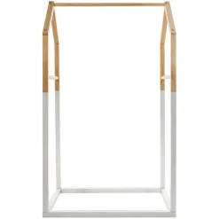 ATMOSPHERA Penderie enfant bois (H100 cm) Maison he Blanc Clearance