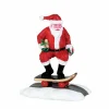 LEMAX Personnage Père Noël en skate Outlet