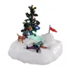 LEMAX Personnages à piles Ailes d'ange dans la neige Discount