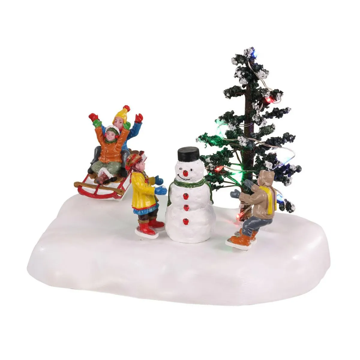 LEMAX Personnages à piles Carbioles dans la neige New