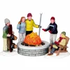 LEMAX Personnages Brasero Lumineux avec les amis New