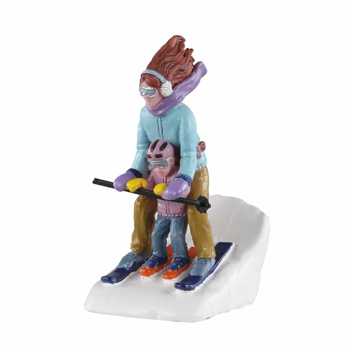 LEMAX Personnages Maman et moi au ski Discount