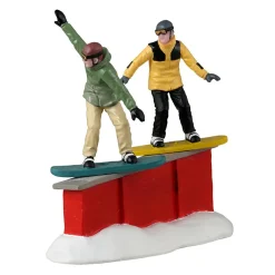 LEMAX Personnages Snowboarder au snowpark Discount