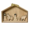 KAEMINGK Petite crèche de Noël en bois (H27 cm) Sainte-Marceline Best
