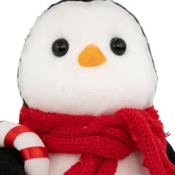 FEERIC LIGHTS Pingouin de Noël (H19 cm) Pingu et sucre d'orge Multicolore Sale