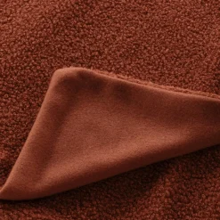 douceur d'intu017drieur Plaid bouclette (180 x 220 cm) Wooly Terracotta