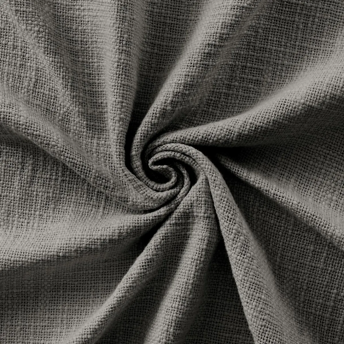 L'EFFET PAPILLON Plaid coton (130 x 160 cm) Sixtine Gris ardoise Gris foncé Sale