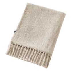 L'EFFET PAPILLON Plaid coton (130 x 160 cm) Sixtine Beige Discount