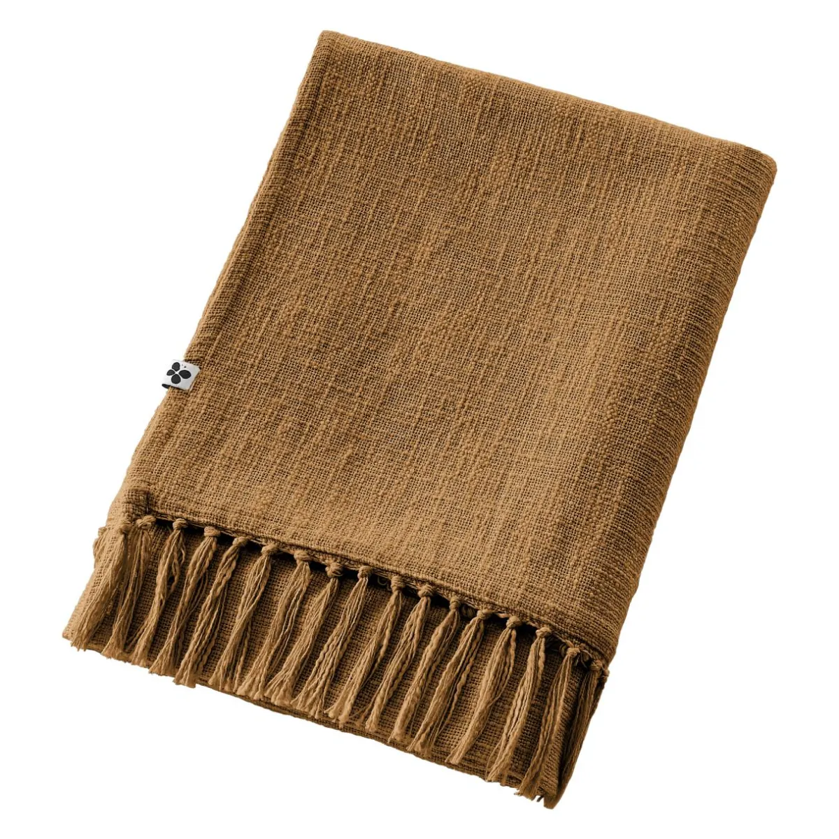 L'EFFET PAPILLON Plaid coton (130 x 160 cm) Sixtine Camel Sale