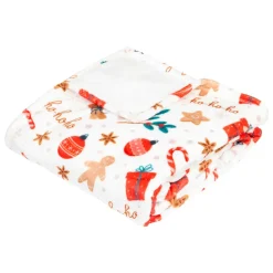 JJA Plaid de Noël (180 x 130 cm) Délice Multicolore New