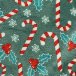 FEERIC LIGHTS Plaid de Noël (130 x 180 cm) Houx et sucre d'orge Vert Outlet