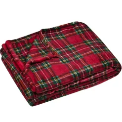 STOF Plaid doux (140 x 200 cm) Willis Rouge Best